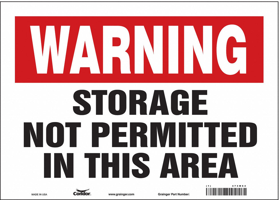 Safety Sign 10 in x 14 in Vinyl