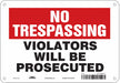 Safety Sign 7 inx10 in Polyethylene