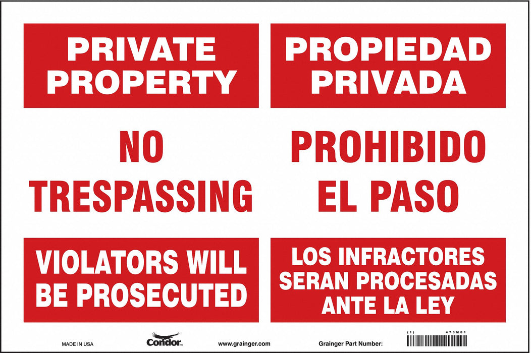 Safety Sign 12 inx18 in Vinyl