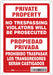 Safety Sign 10 inx7 in Aluminum