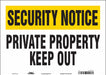 Safety Sign 10 in x 14 in Vinyl