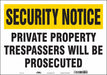 Safety Sign 14 inx20 in Vinyl