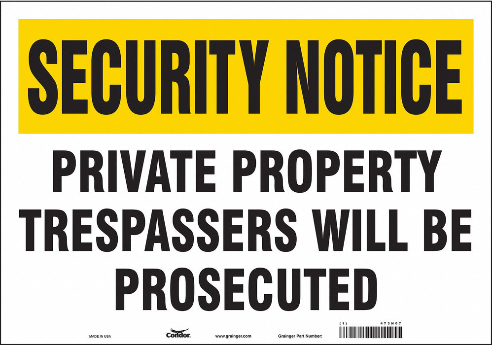 Safety Sign 14 inx20 in Vinyl