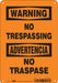 Safety Sign 10 in x 7 in Aluminum