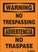 Safety Sign 14 inx10 in Vinyl