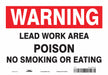 J8395 Safety Sign 7 inx10 in Vinyl