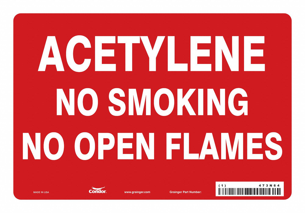 Safety Sign 7 in x 10 in Vinyl