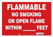 Safety Sign 14 in x 20 in Aluminum