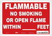 Safety Sign 7 in x 10 in Polyethylene