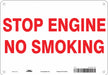 Safety Sign 7 in x 10 in Polyethylene