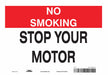 Safety Sign 7 in x 10 in Vinyl