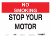 Safety Sign 10 inx14 in Vinyl