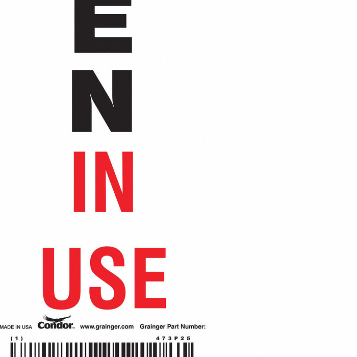 Safety Sign 10in x 3.5in Vinyl