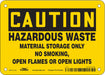 Safety Sign 5 inx7 in Vinyl