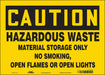 Safety Sign 10 in x 14 in Vinyl