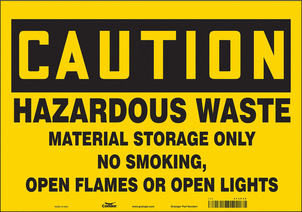 Safety Sign 14 inx20 in Vinyl