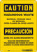 Safety Sign 10 in x 7 in Polyethylene