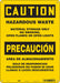 Safety Sign 14 in x 10 in Polyethylene