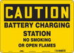 Safety Sign 10 inx14 in Polyethylene