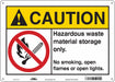 Safety Sign 10 inx14 in Polyethylene