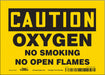 J8413 Safety Sign 5 inx7 in Vinyl