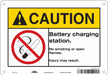 Safety Sign 7 inx10 in Polyethylene