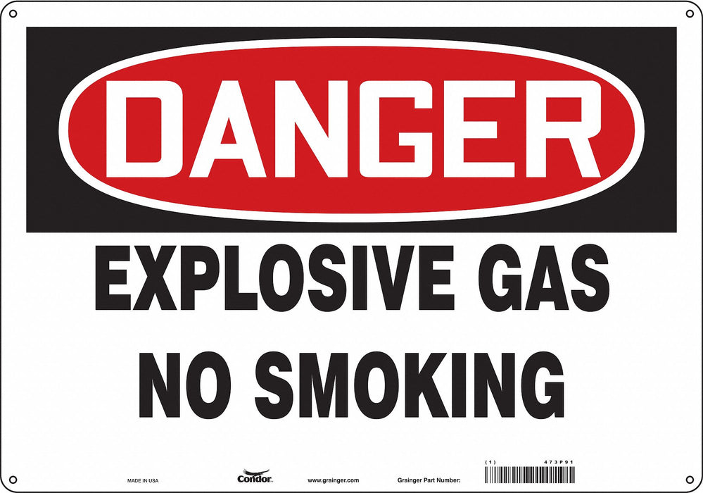 Safety Sign 14 inx20 in Aluminum