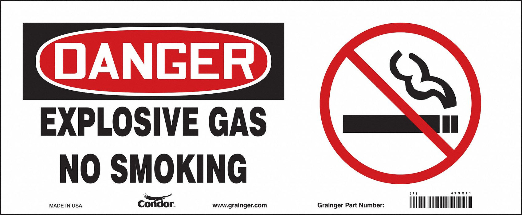 Safety Sign 7 in x 17 in Vinyl