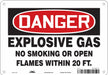 Safety Sign 7 inx10 in Polyethylene