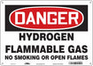 Safety Sign 10 in x 14 in Polyethylene