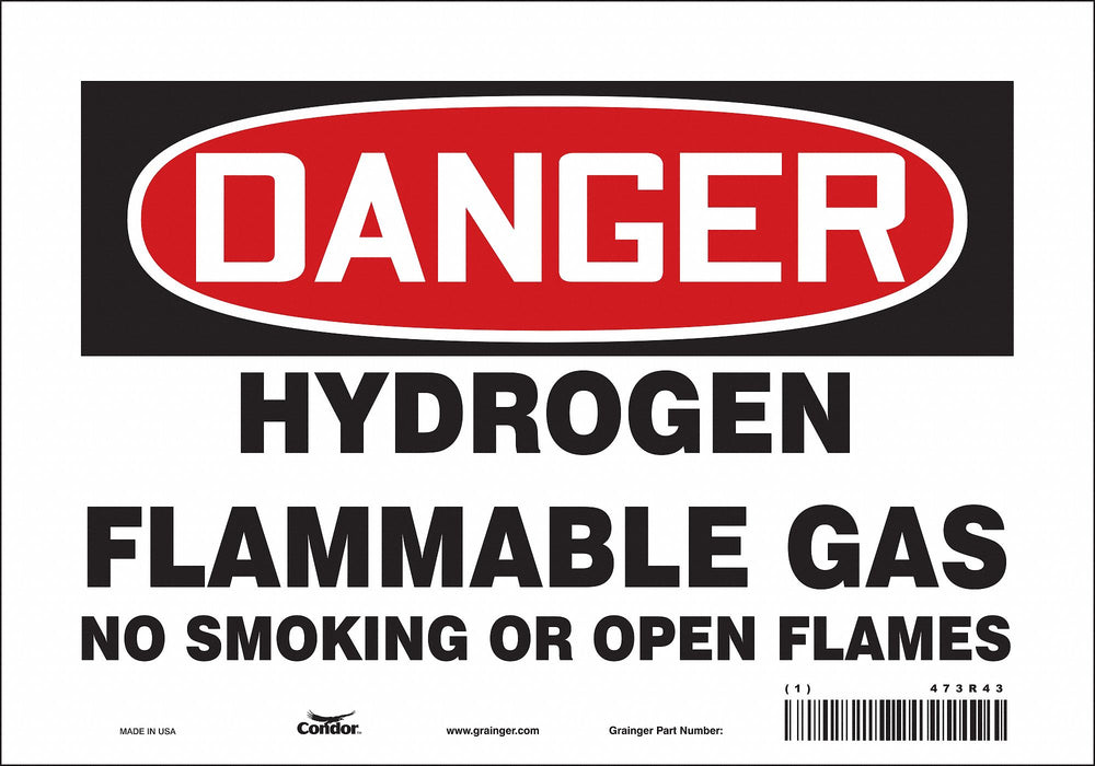 Safety Sign 7 in x 10 in Vinyl