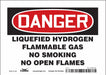 Safety Sign 5 in x 7 in Vinyl