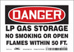 Safety Sign 5 inx7 in Vinyl