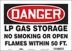 Safety Sign 10 inx14 in Vinyl