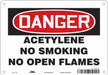 Safety Sign 7 inx10 in Polyethylene