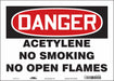 Safety Sign 10 inx14 in Vinyl
