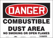 Safety Sign 10 inx14 in Vinyl