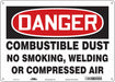 Safety Sign 10 in x 14 in Aluminum