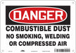 Safety Sign 7 in x 10 in Polyethylene