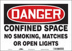 Safety Sign 10 in x 14 in Vinyl