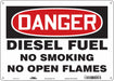 Safety Sign 10 inx14 in Aluminum