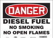 Safety Sign 10 inx14 in Vinyl
