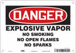 Safety Sign 7 in x 10 in Polyethylene