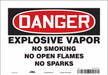 Safety Sign 7 inx10 in Vinyl