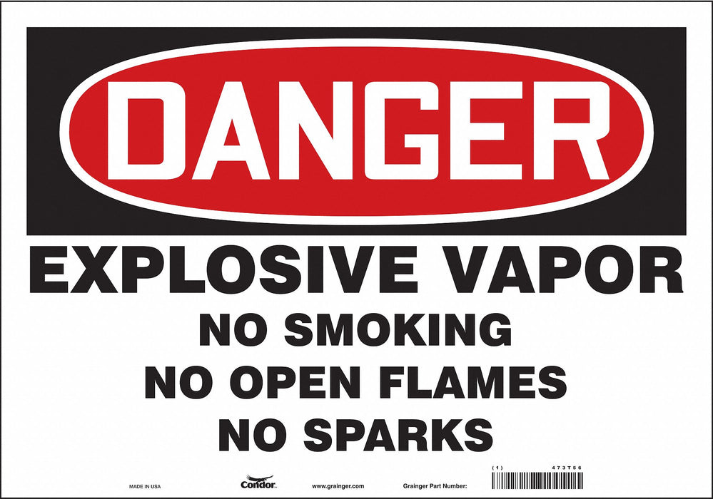 Safety Sign 14 inx20 in Vinyl