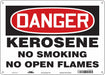 Safety Sign 10 in x 14 in Polyethylene