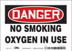 Safety Sign 5 inx7 in Vinyl