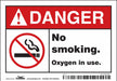 Safety Sign 3 1/2 inx5 in Vinyl