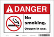Safety Sign 7 inx10 in Vinyl