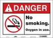 Safety Sign 10 inx14 in Vinyl